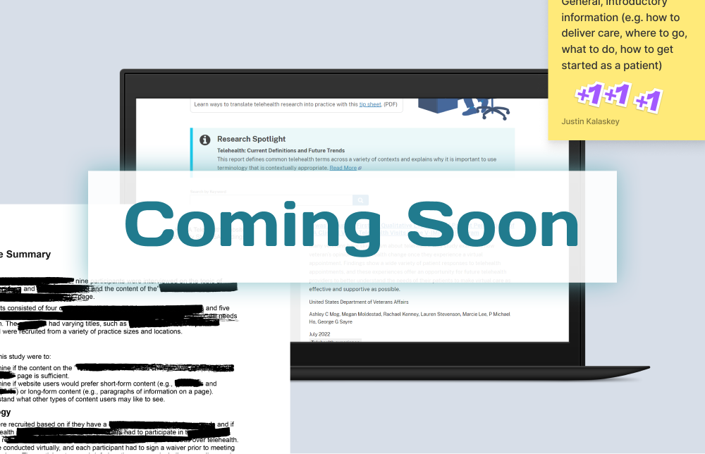 Coming soon, a project for the Health Resources and Services Administration (HRSA)