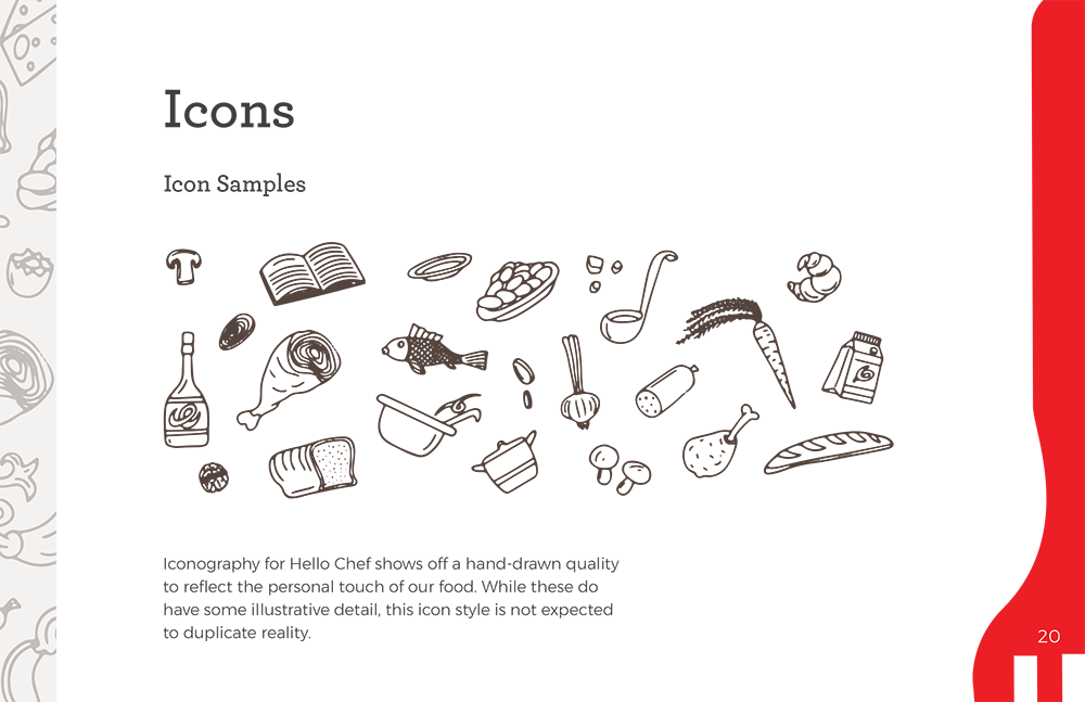 Icons page