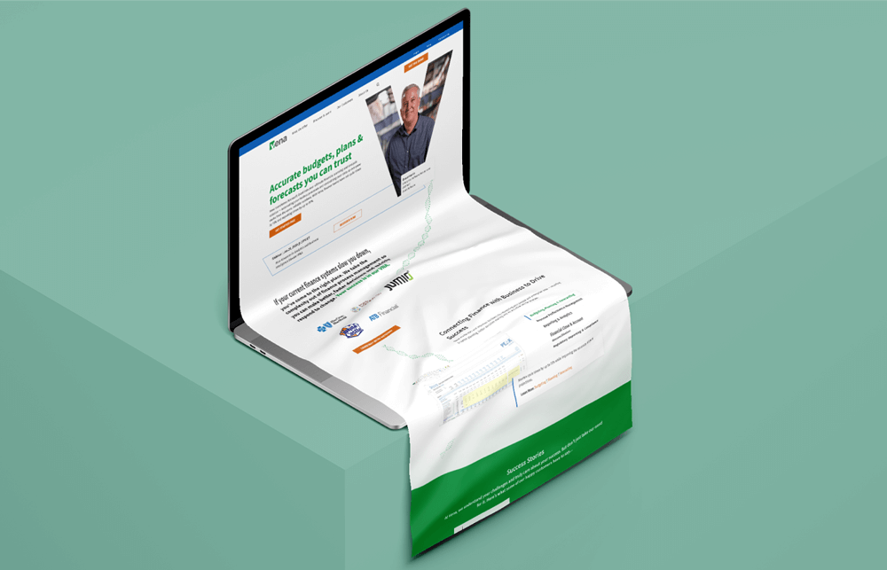 Vena Solutions website redesign project